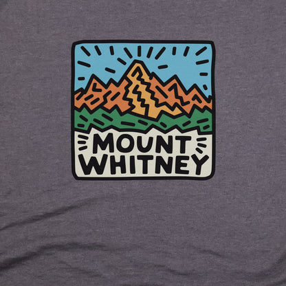 Mount Whitney T-Shirt Adventure and Outdoors Themed T-Shirt