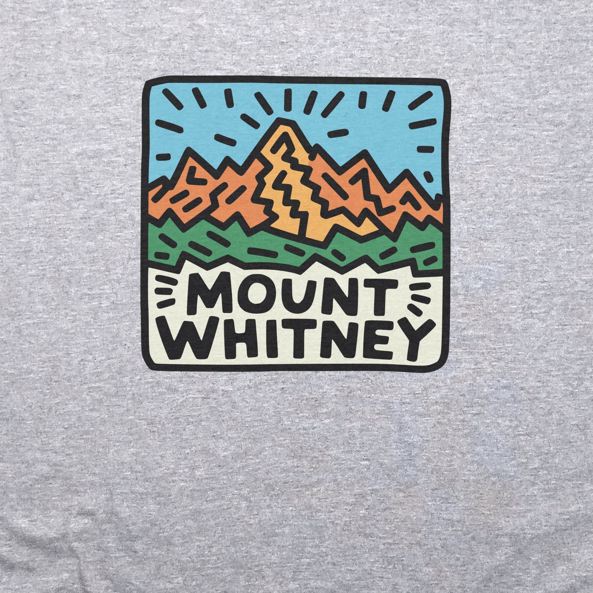 Mount Whitney T-Shirt Adventure and Outdoors Themed T-Shirt