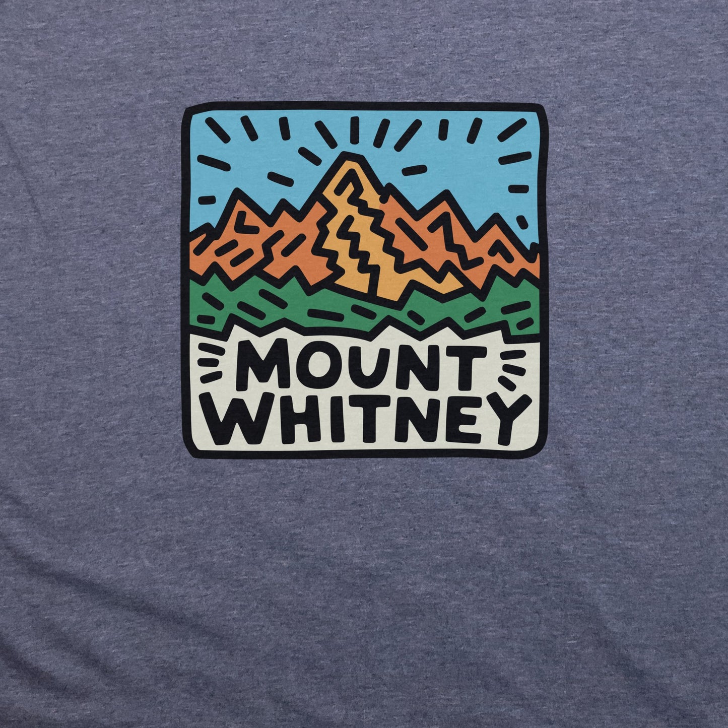 Mount Whitney T-Shirt Adventure and Outdoors Themed T-Shirt