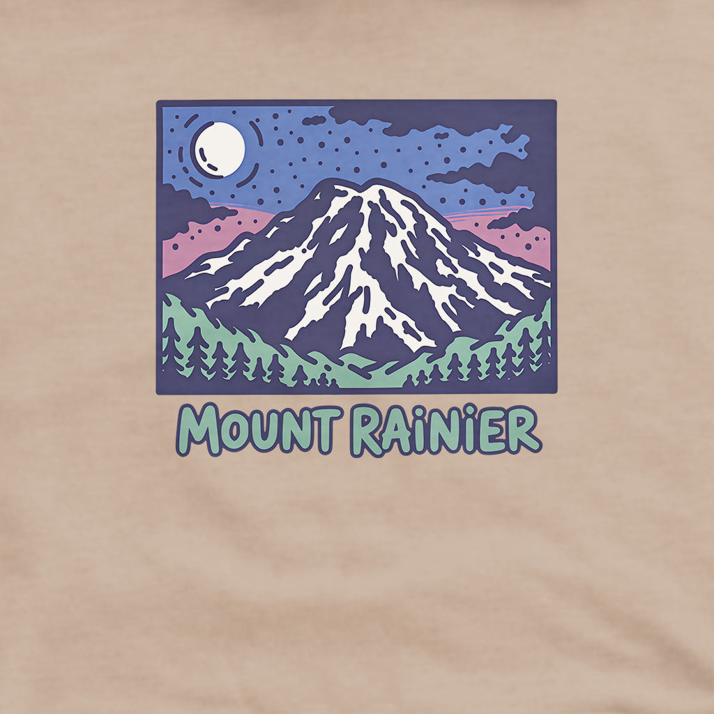 Mount Rainier at Night Hoodie