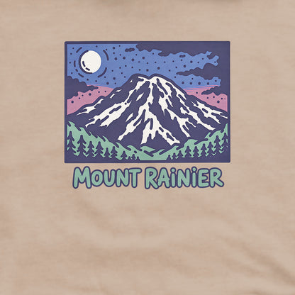 Mount Rainier at Night Hoodie