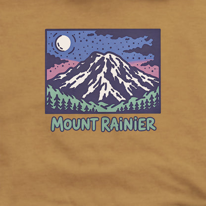 Mount Rainier at Night Hoodie