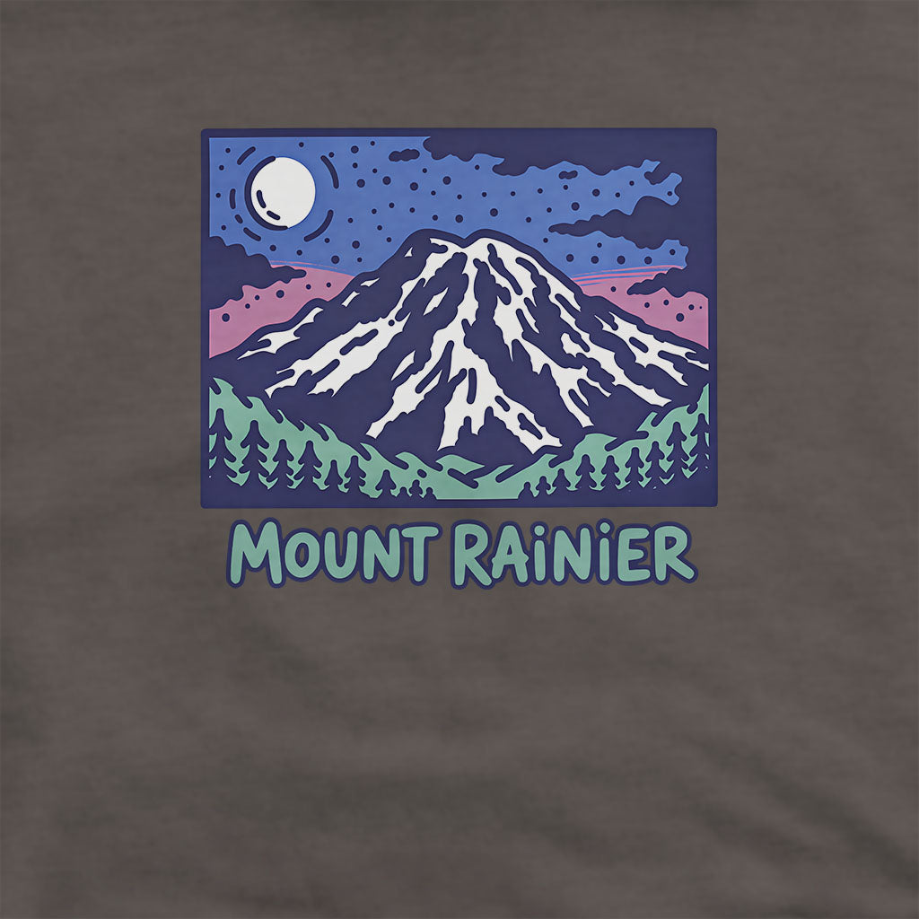 Mount Rainier at Night Hoodie