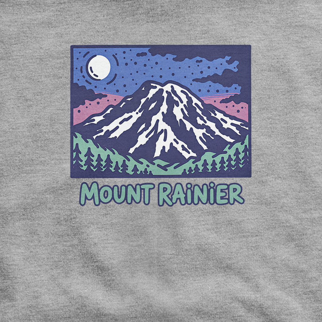 Mount Rainier at Night Hoodie