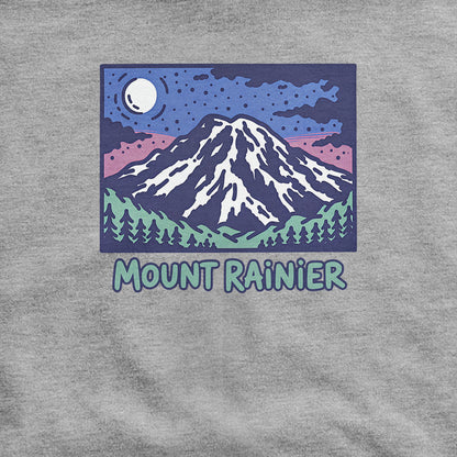 Mount Rainier at Night Hoodie