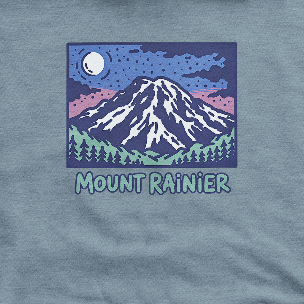 Mount Rainier at Night Hoodie