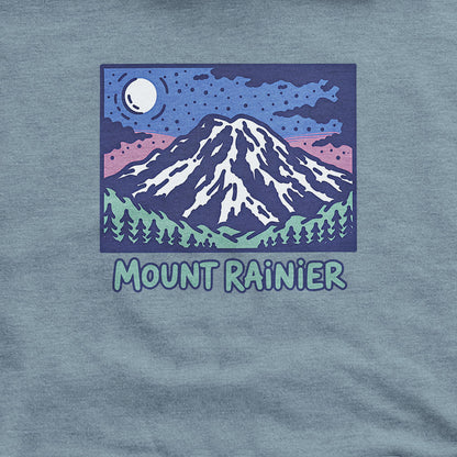 Mount Rainier at Night Hoodie