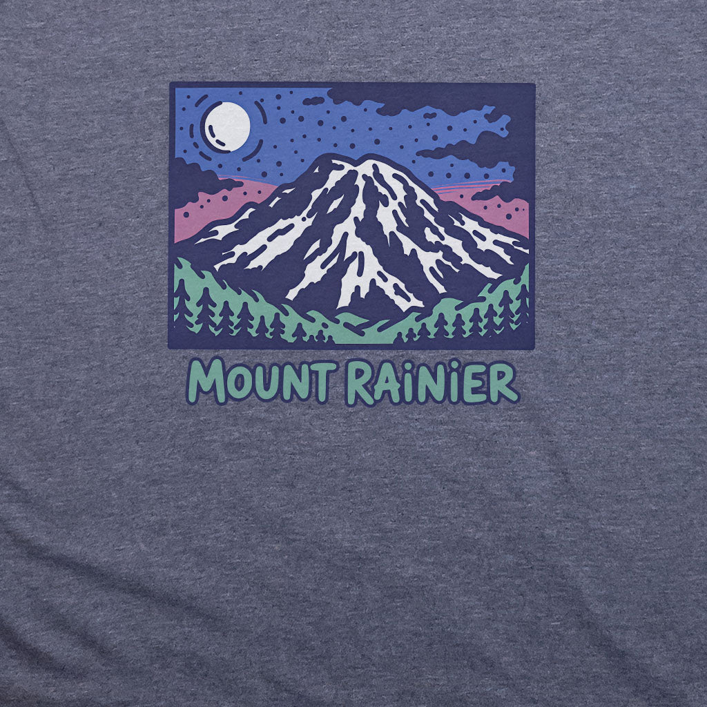 Mount Rainier at Night T-Shirt