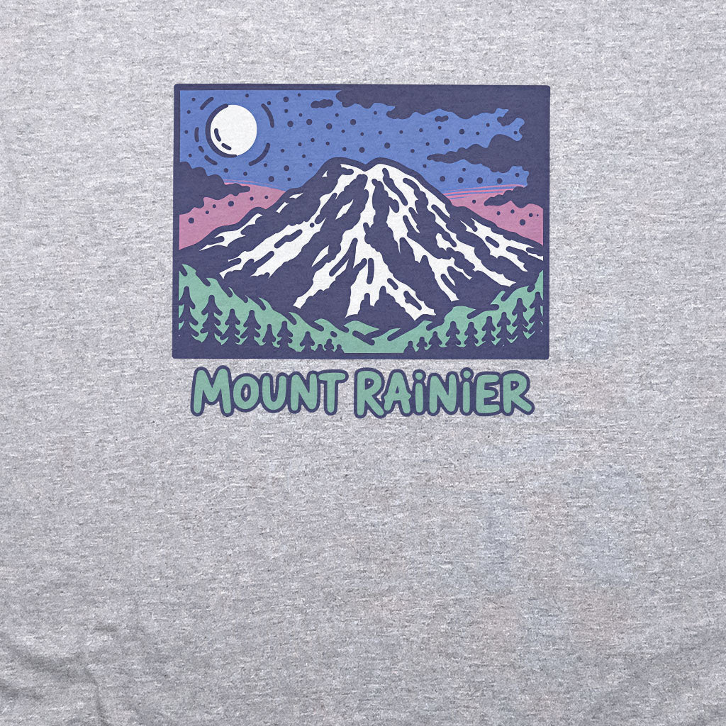 Mount Rainier at Night T-Shirt