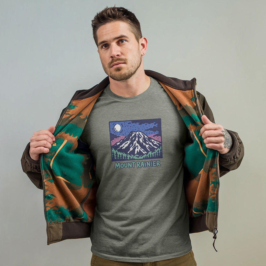 Mount Rainier at Night T-Shirt