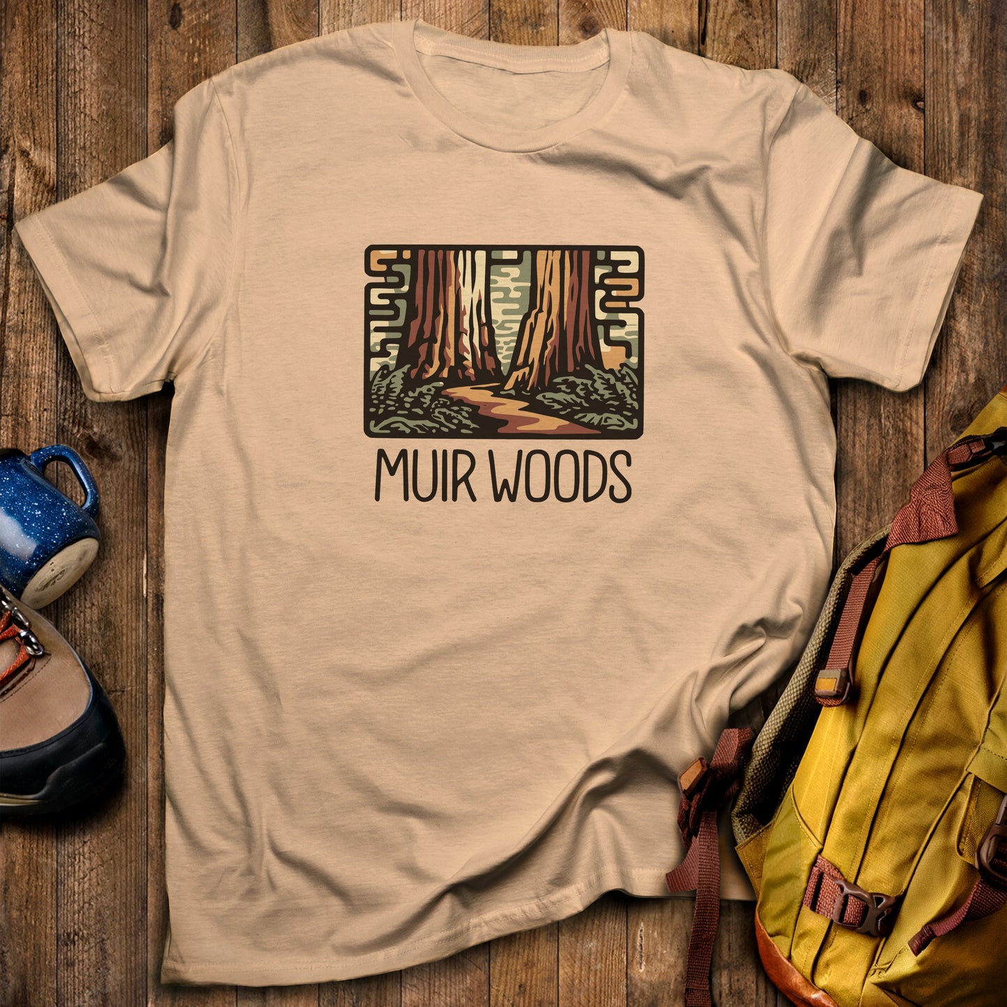 Muir Woods National Monument T-Shirt Sand Adventure and Outdoors Themed T-Shirt