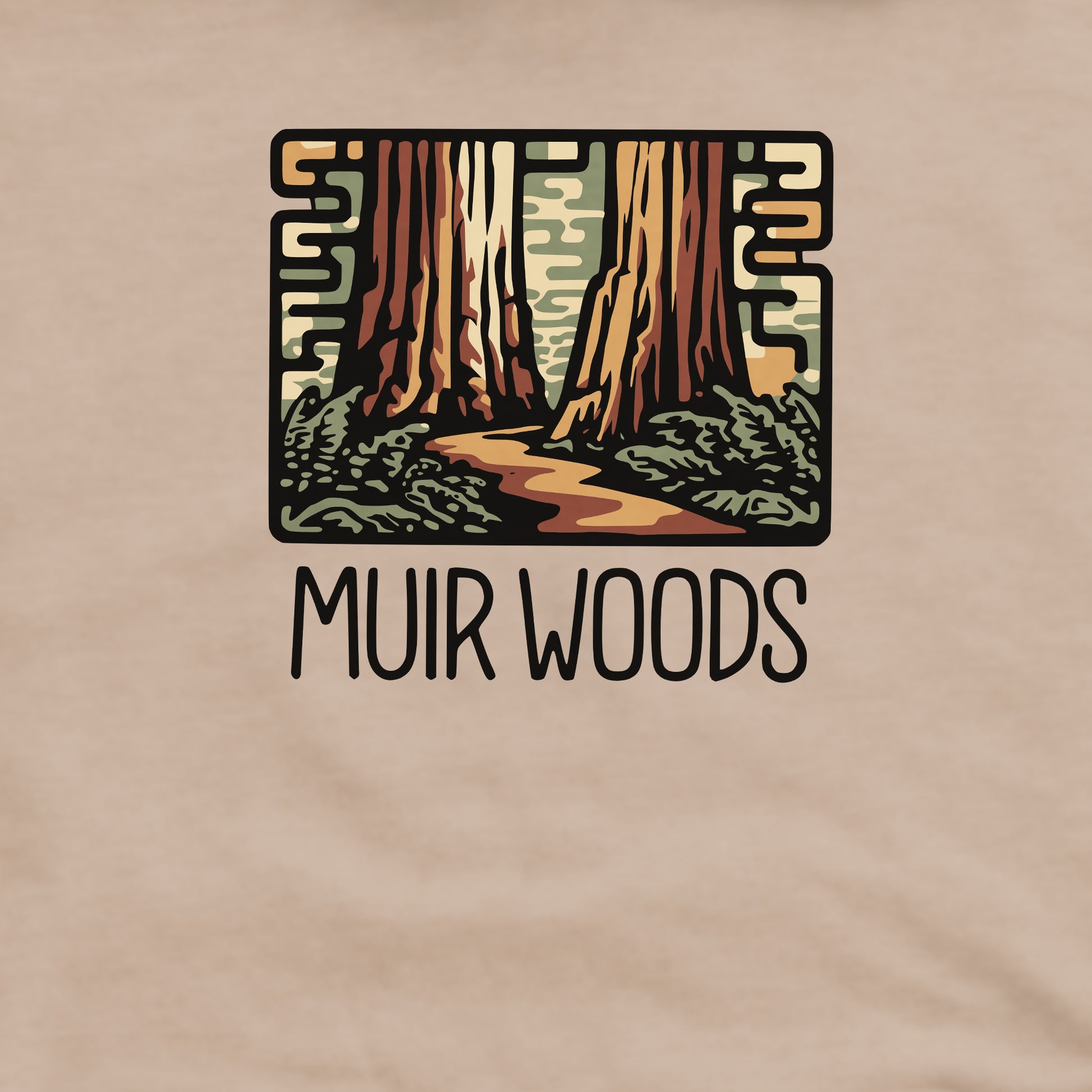 Muir Woods National Monument Crewneck Sweatshirt Adventure and Outdoors Themed Sweatshirt