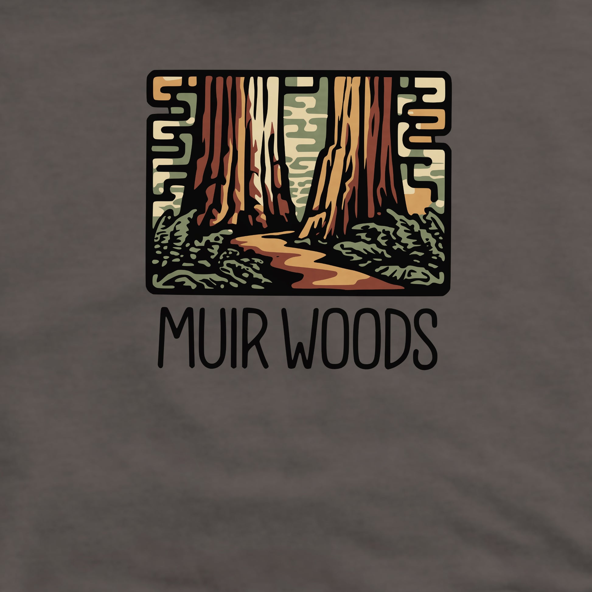 Muir Woods National Monument Crewneck Sweatshirt Adventure and Outdoors Themed Sweatshirt