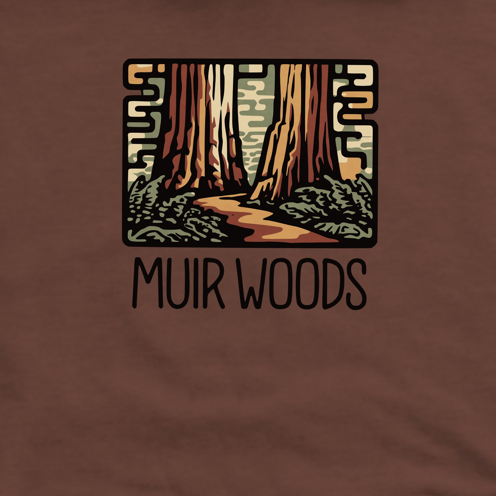 Muir Woods National Monument Crewneck Sweatshirt Adventure and Outdoors Themed Sweatshirt