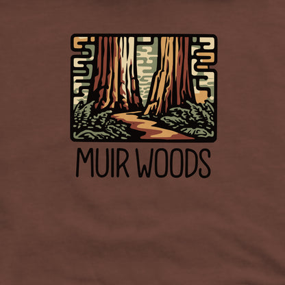 Muir Woods National Monument Crewneck Sweatshirt Adventure and Outdoors Themed Sweatshirt