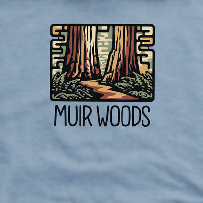 Muir Woods National Monument Crewneck Sweatshirt Adventure and Outdoors Themed Sweatshirt