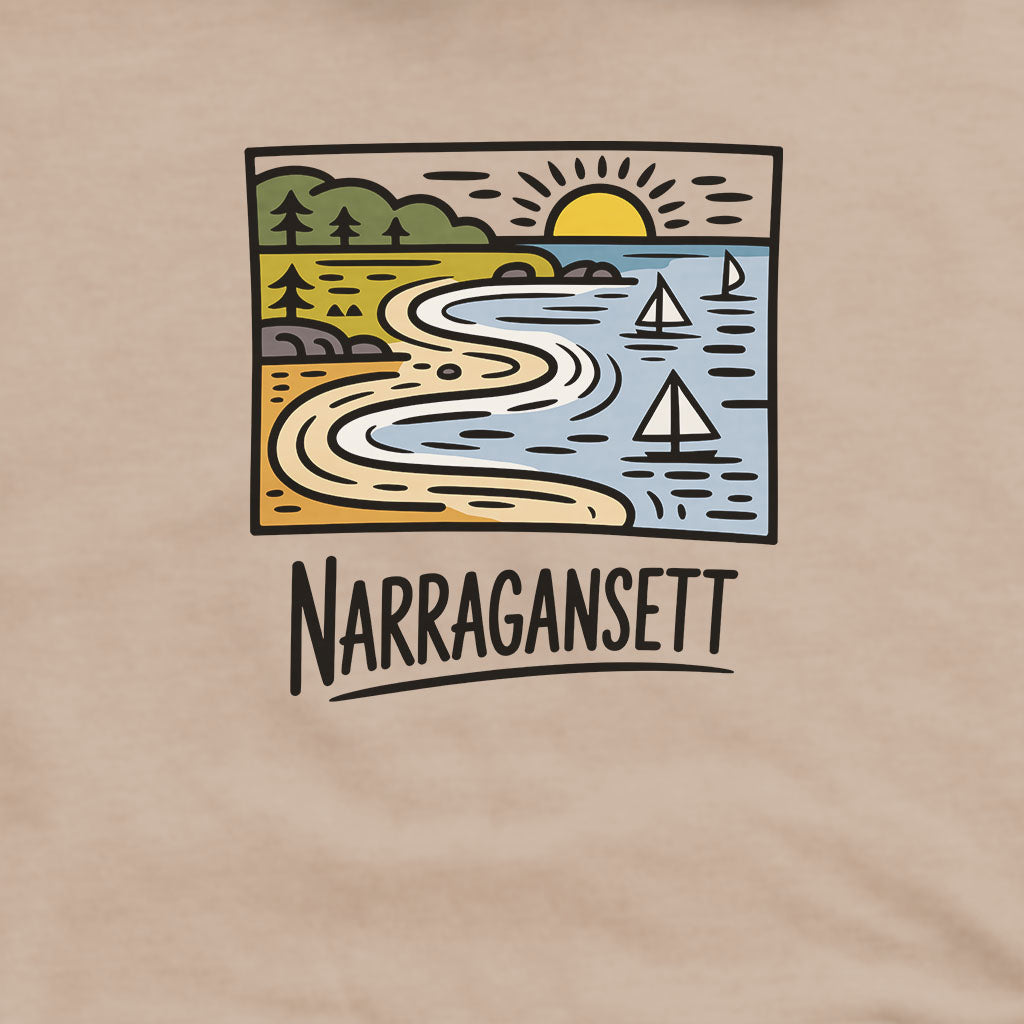Narragansett Bay Hoodie Adventure and Outdoors Themed Hoodie