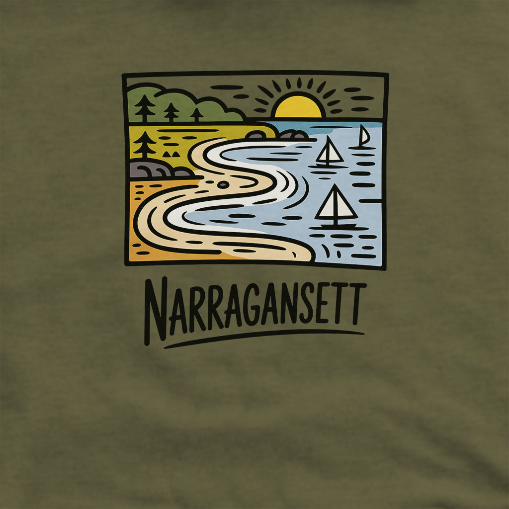 Narragansett Bay Hoodie Adventure and Outdoors Themed Hoodie