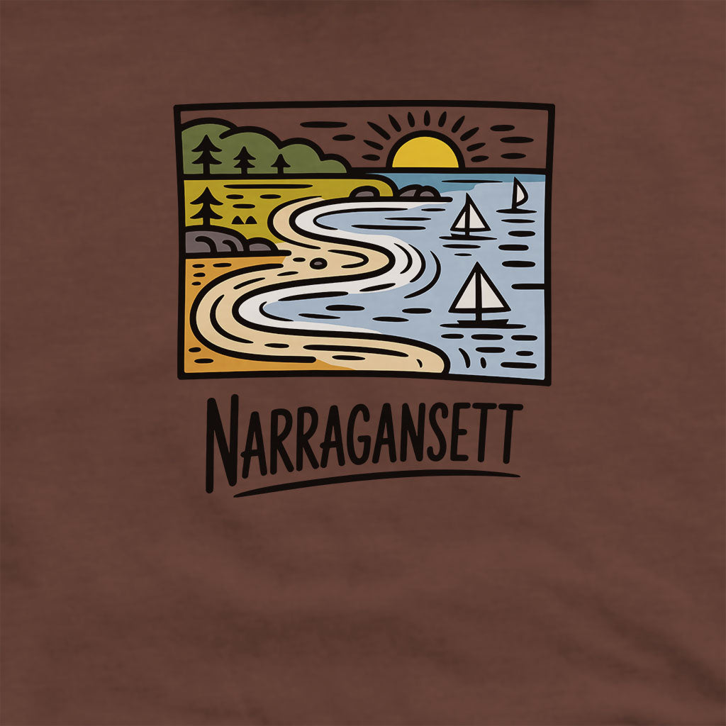 Narragansett Bay Hoodie Adventure and Outdoors Themed Hoodie