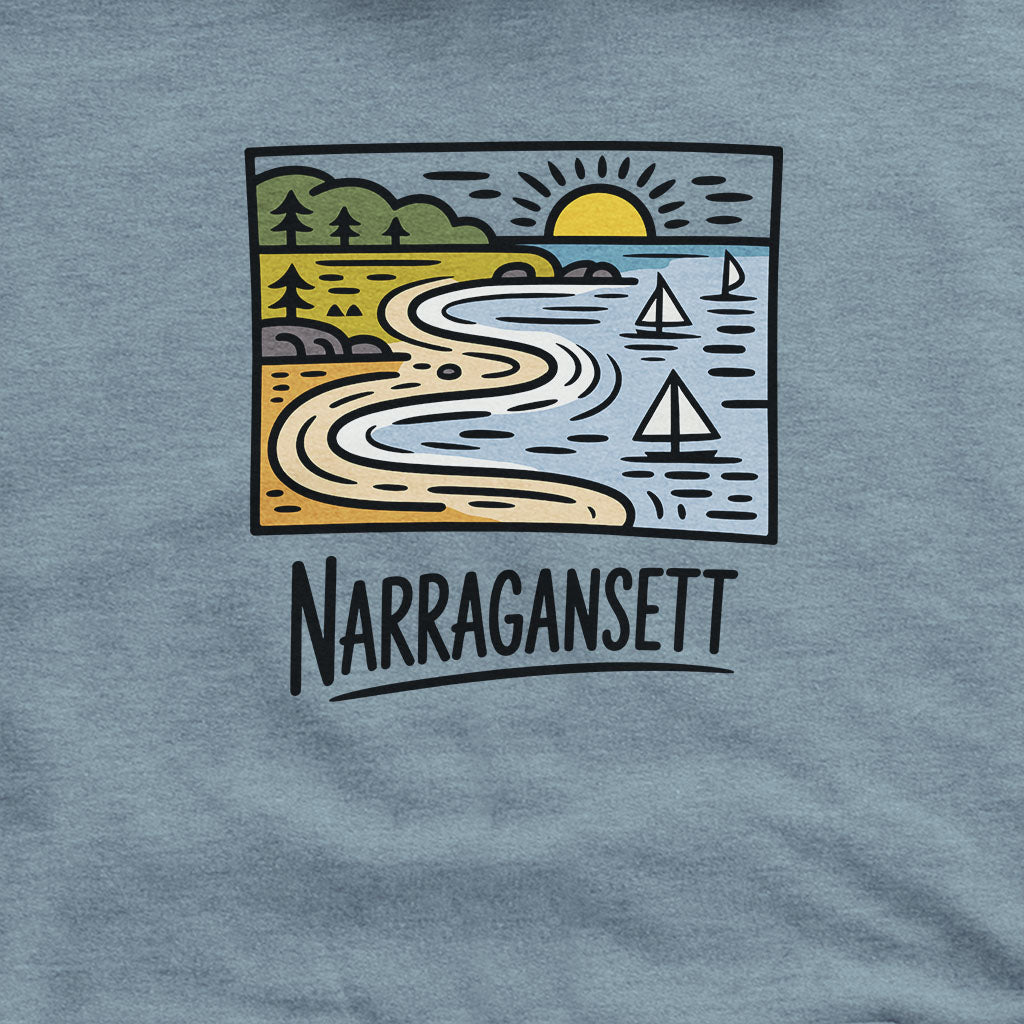 Narragansett Bay Hoodie Adventure and Outdoors Themed Hoodie