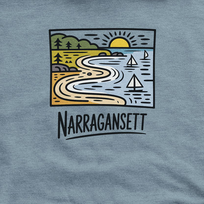 Narragansett Bay Hoodie Adventure and Outdoors Themed Hoodie