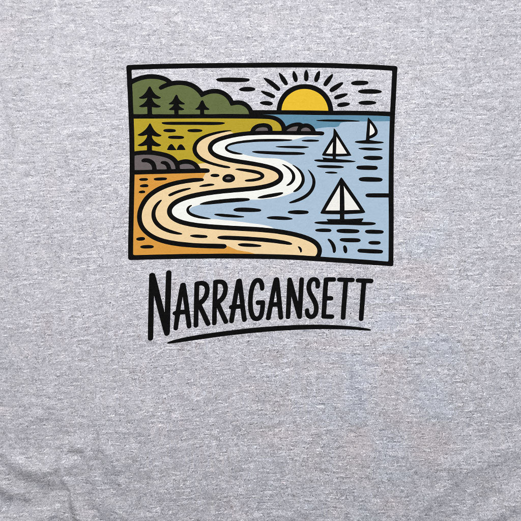 Narragansett Bay Crewneck Sweatshirt Adventure and Outdoors Themed Sweatshirt