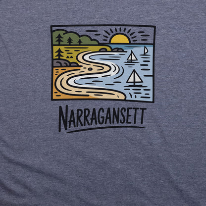Narragansett Bay T-Shirt Adventure and Outdoors Themed T-Shirt