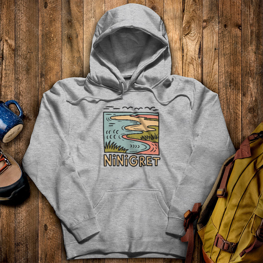 Ninigret National Wildlife Refuge Hoodie Sport Grey Adventure and Outdoors Themed Hoodie