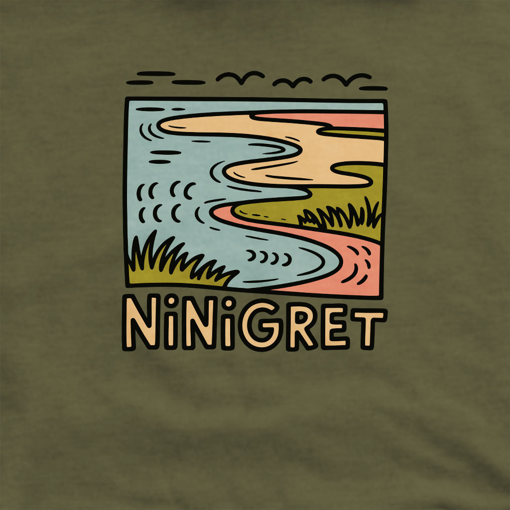 Ninigret National Wildlife Refuge Crewneck Sweatshirt Adventure and Outdoors Themed Sweatshirt