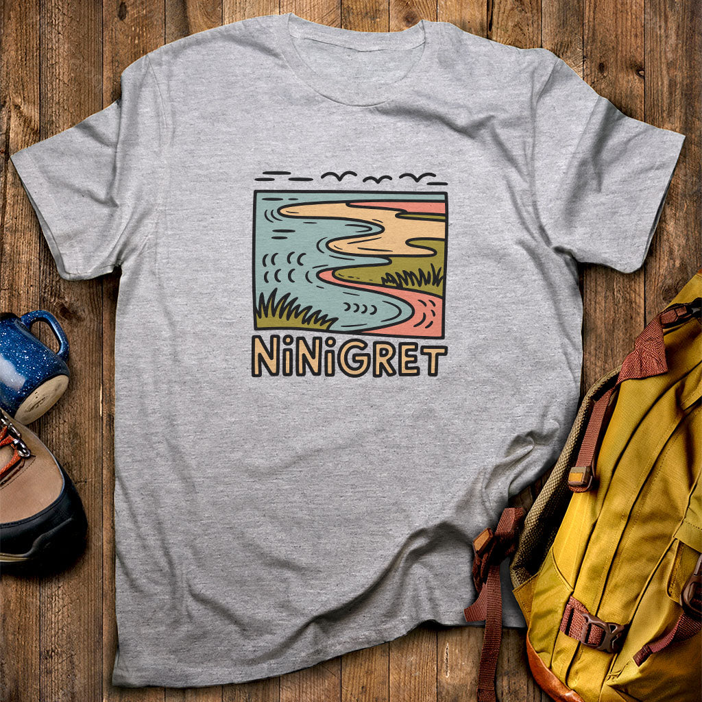 Ninigret National Wildlife Refuge T-Shirt Sport Grey Adventure and Outdoors Themed T-Shirt