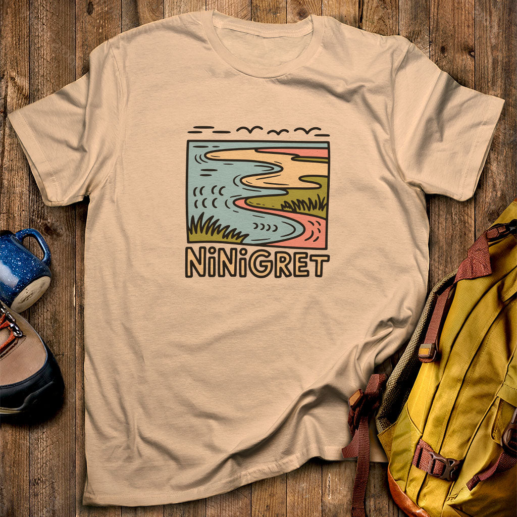 Ninigret National Wildlife Refuge T-Shirt Sand Adventure and Outdoors Themed T-Shirt