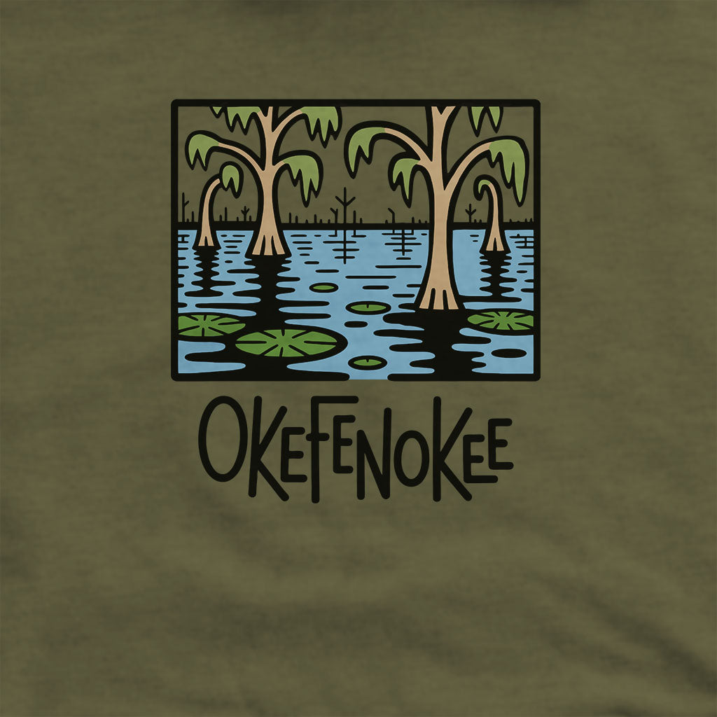 Okefenokee National Wildlife Refuge Hoodie Adventure and Outdoors Themed Hoodie