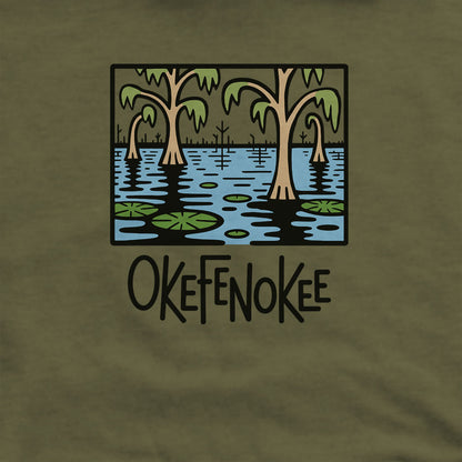 Okefenokee National Wildlife Refuge Hoodie Adventure and Outdoors Themed Hoodie