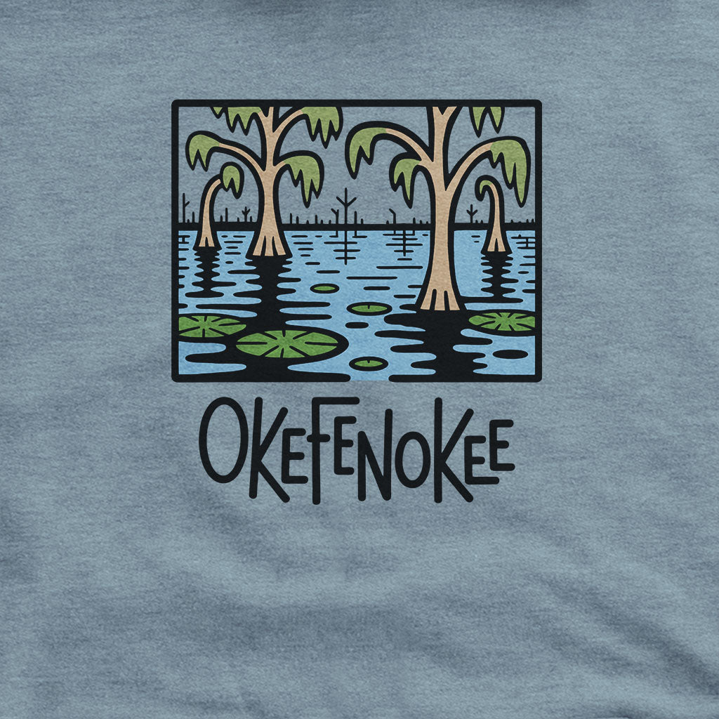 Okefenokee National Wildlife Refuge Hoodie Adventure and Outdoors Themed Hoodie