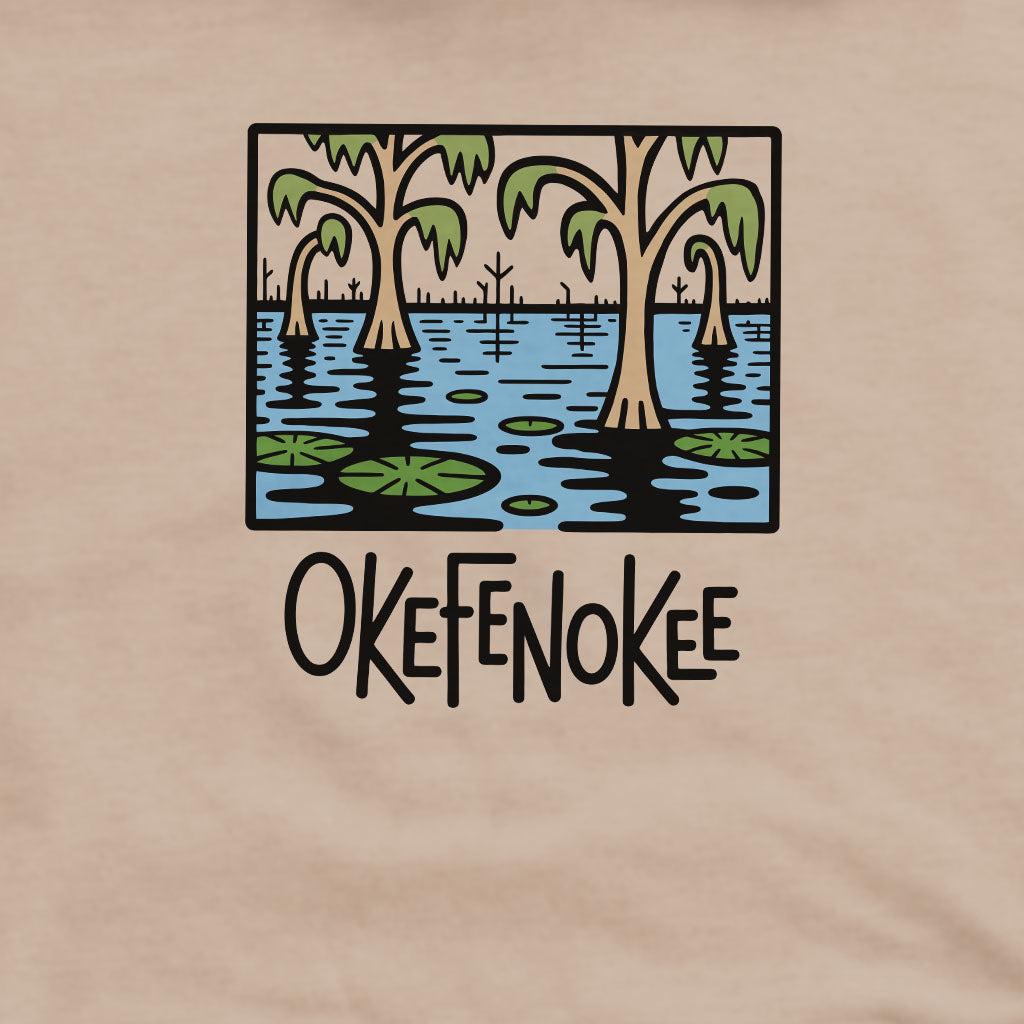 Okefenokee National Wildlife Refuge Crewneck Sweatshirt Adventure and Outdoors Themed Sweatshirt