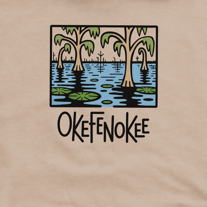 Okefenokee National Wildlife Refuge Crewneck Sweatshirt Adventure and Outdoors Themed Sweatshirt