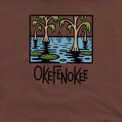 Okefenokee National Wildlife Refuge Crewneck Sweatshirt Adventure and Outdoors Themed Sweatshirt