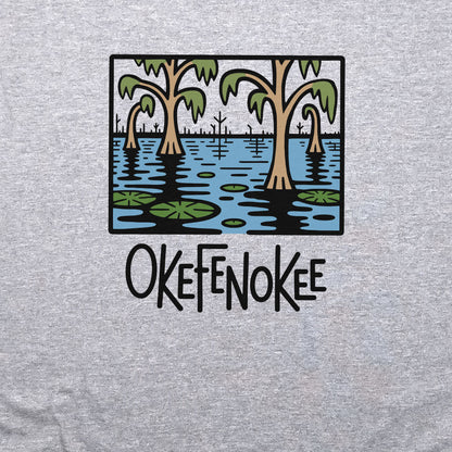 Okefenokee National Wildlife Refuge Crewneck Sweatshirt Adventure and Outdoors Themed Sweatshirt