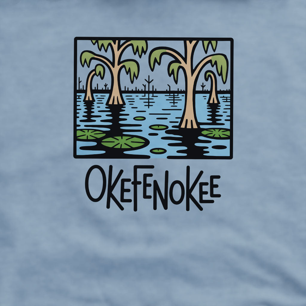 Okefenokee National Wildlife Refuge Crewneck Sweatshirt Adventure and Outdoors Themed Sweatshirt