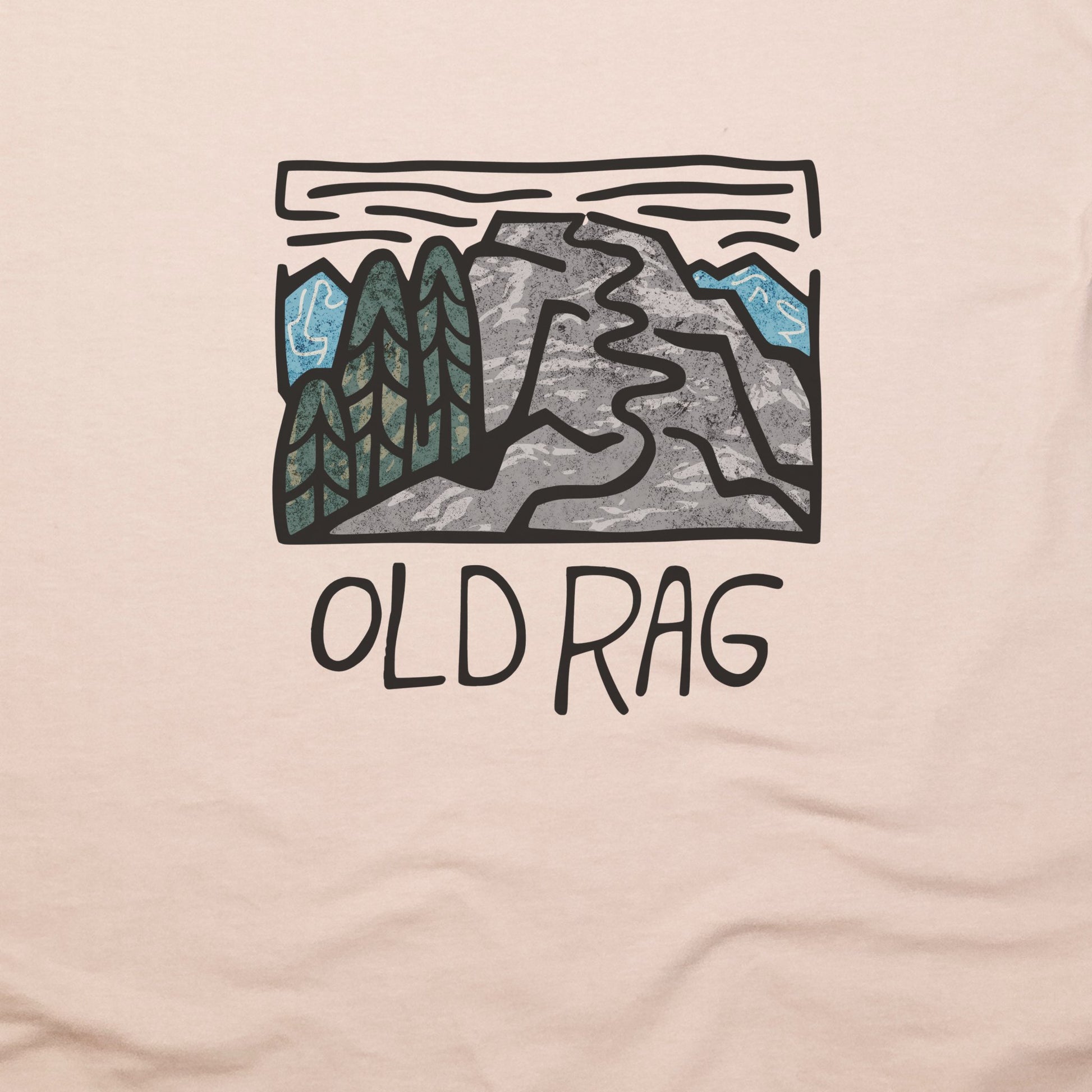 Old Rag Mountain T-Shirt Adventure and Outdoors Themed T-Shirt
