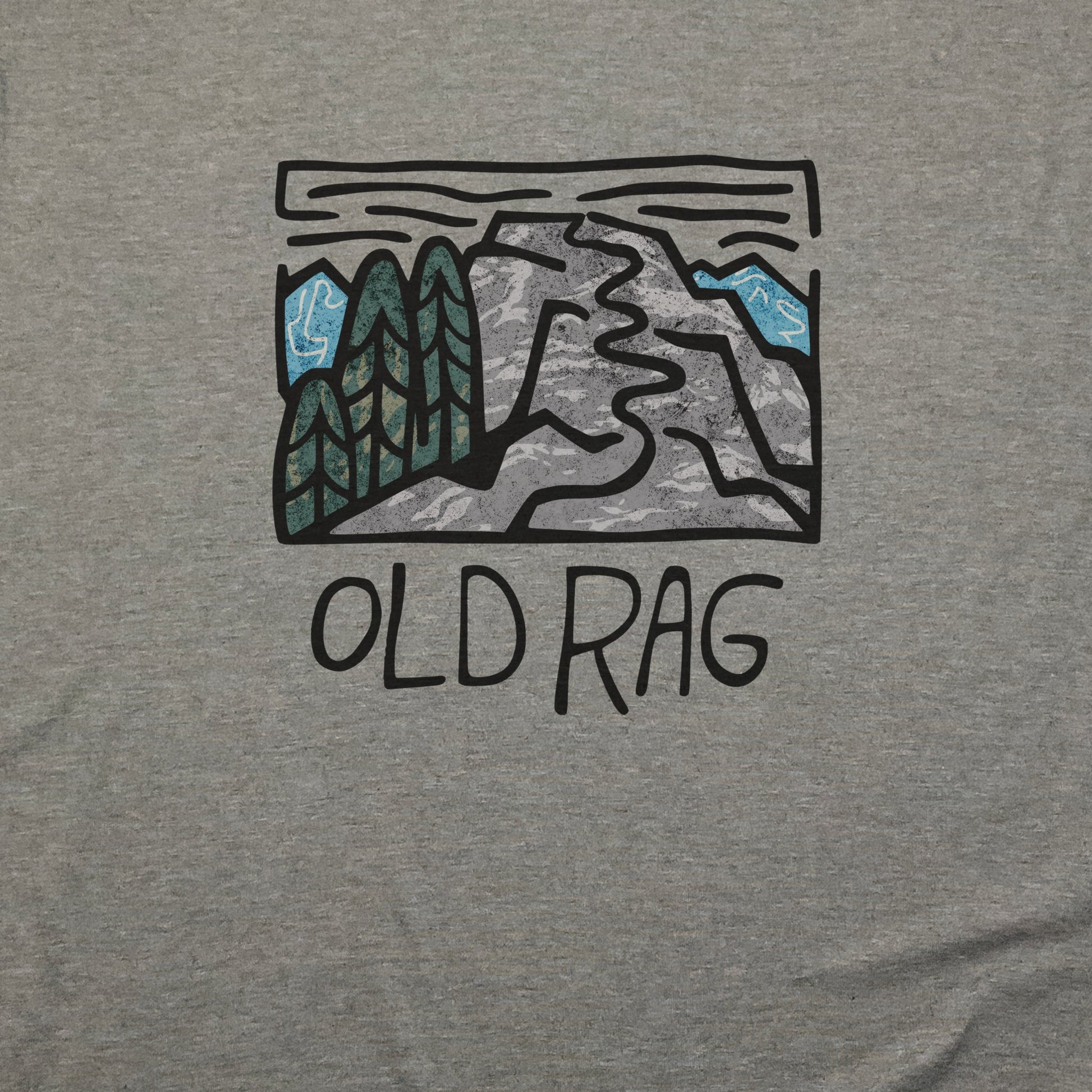 Old Rag Mountain T-Shirt Adventure and Outdoors Themed T-Shirt