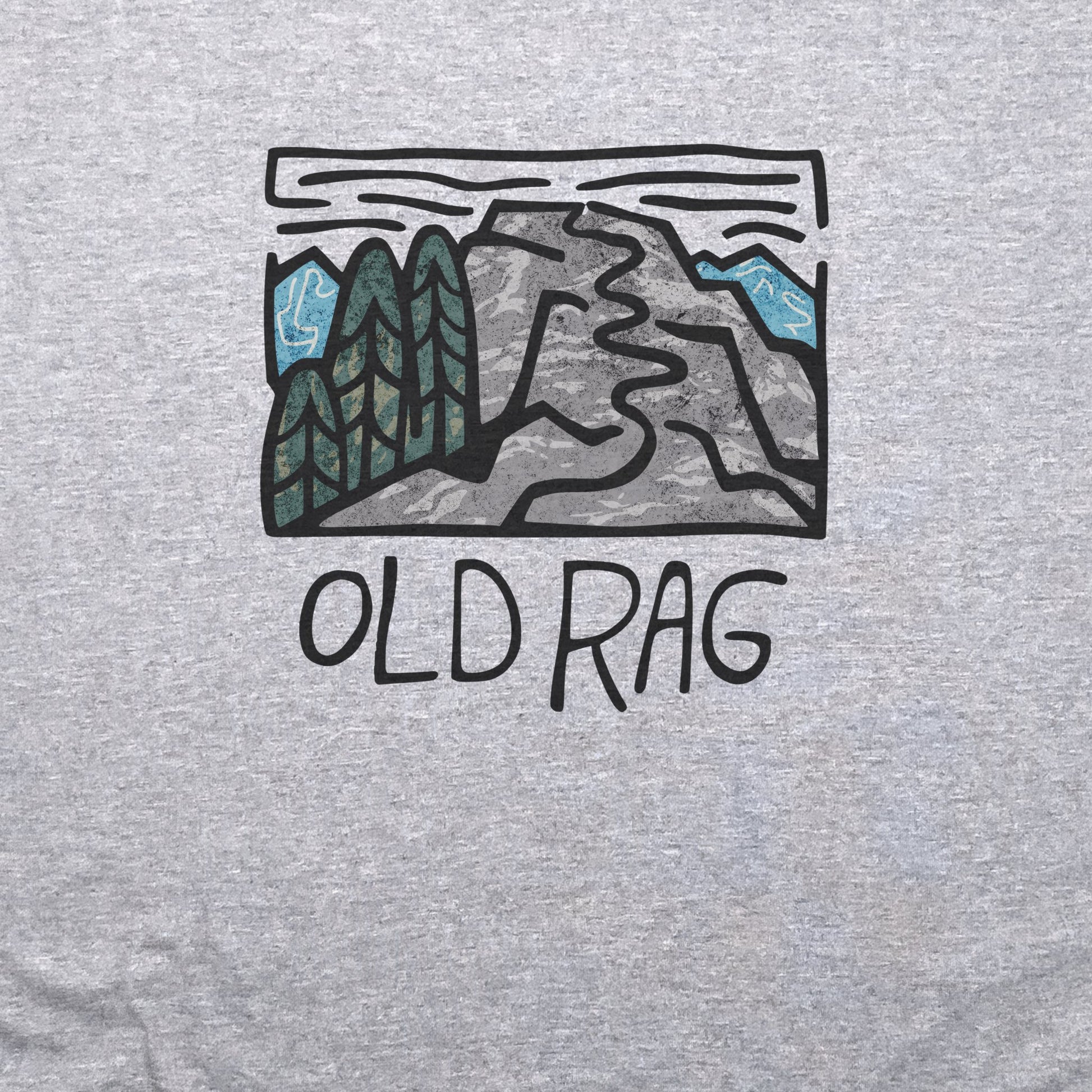 Old Rag Mountain T-Shirt Adventure and Outdoors Themed T-Shirt