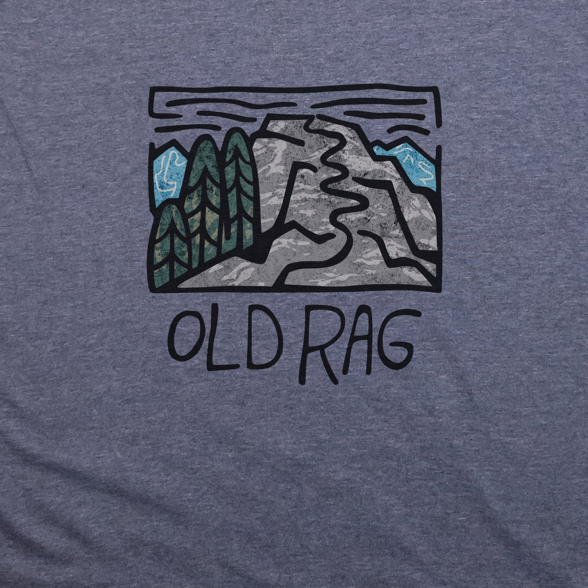 Old Rag Mountain T-Shirt Adventure and Outdoors Themed T-Shirt