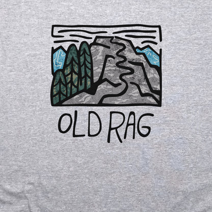 Old Rag Mountain Crewneck Sweatshirt Adventure and Outdoors Themed Sweatshirt