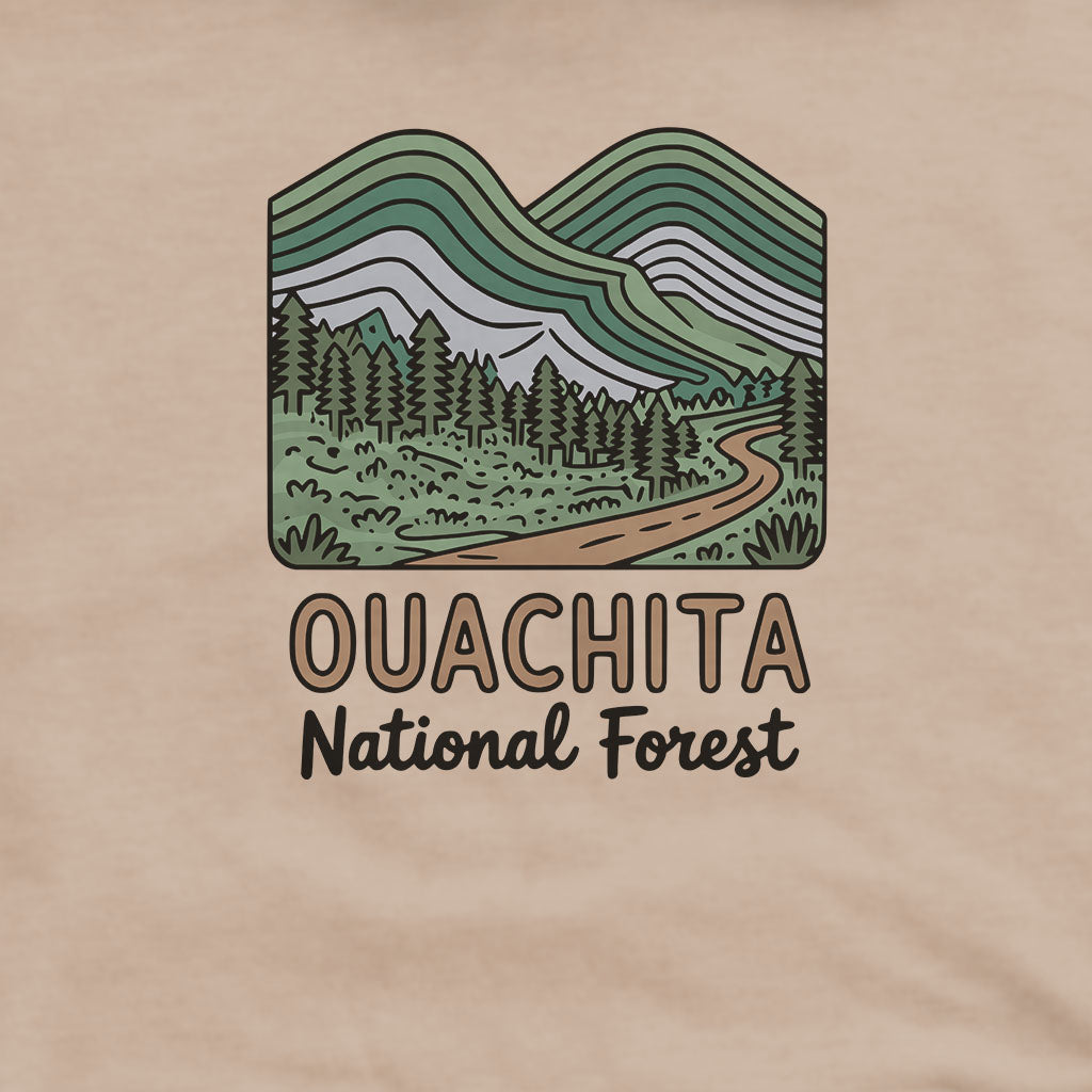 Ouachita National Forest Hoodie Adventure and Outdoors Themed Hoodie
