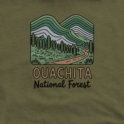 Ouachita National Forest Hoodie Adventure and Outdoors Themed Hoodie