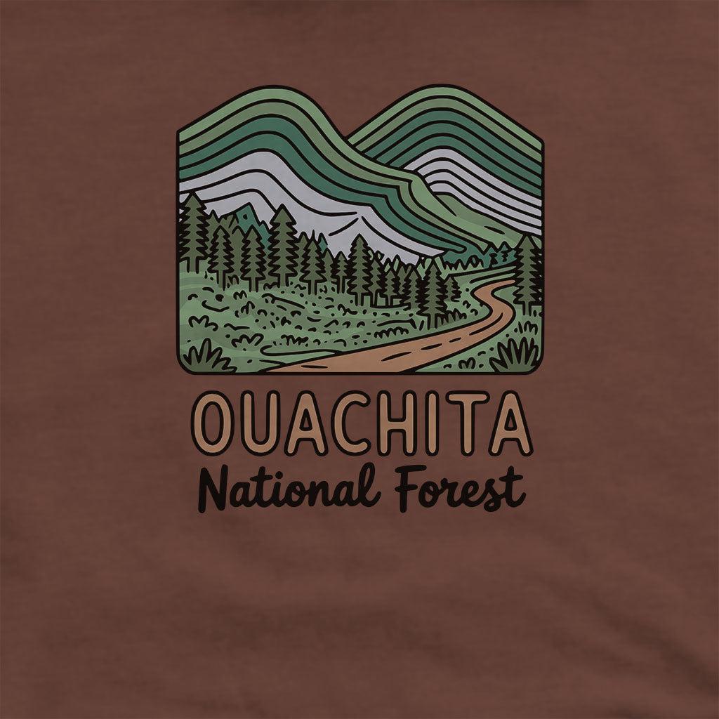 Ouachita National Forest Hoodie Adventure and Outdoors Themed Hoodie