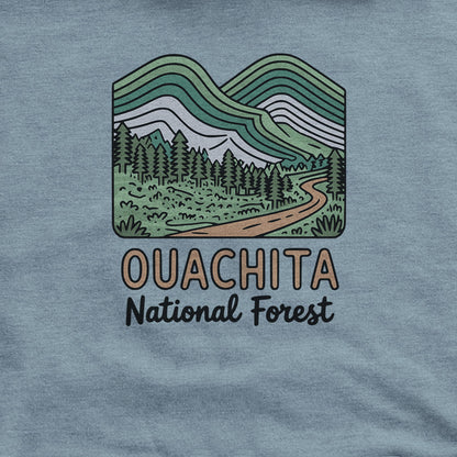 Ouachita National Forest Hoodie Adventure and Outdoors Themed Hoodie