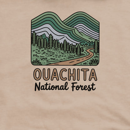 Ouachita National Forest Crewneck Sweatshirt Adventure and Outdoors Themed Sweatshirt