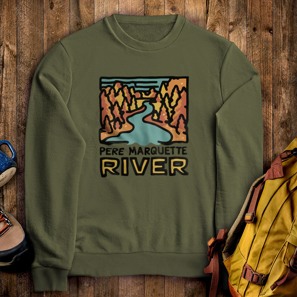 Pere Marquette River Crewneck Sweatshirt